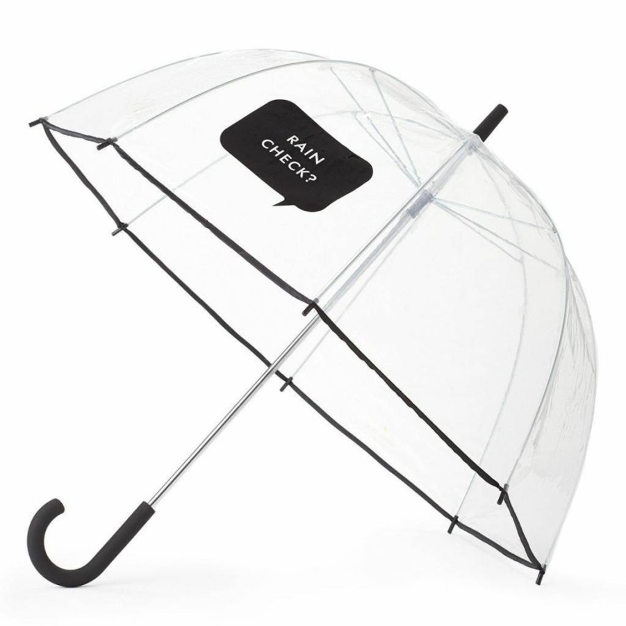 Kate Spade New York Sayings Printed Umbrella - Stylish Rain Umbrella with Fun Quotes