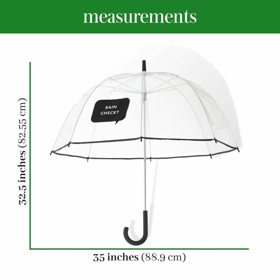 Kate Spade New York Sayings Printed Umbrella - Stylish Rain Umbrella with Fun Quotes