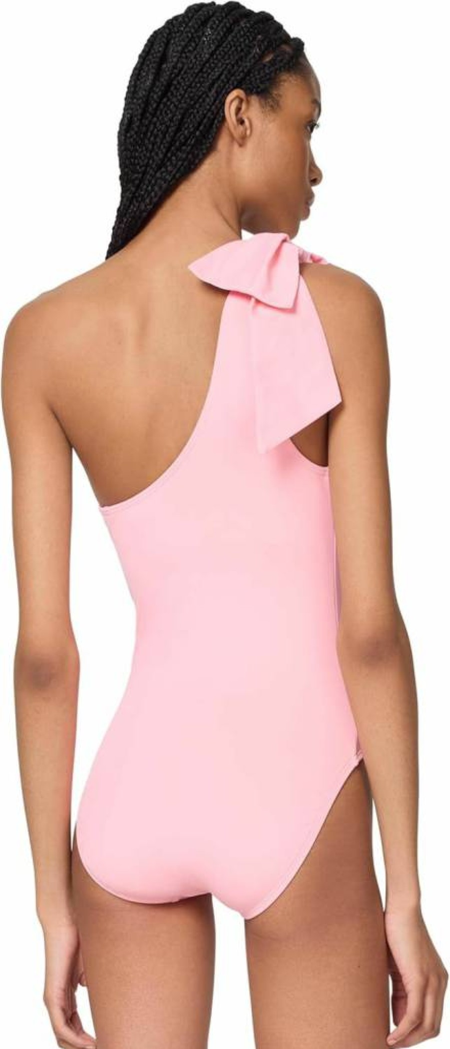 Kate Spade New York Women's One-Piece Dress with Bow Shoulder Detail - Solid Color Elegant Style