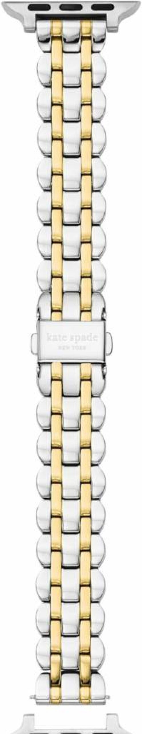 Kate Spade New York Interchangeable Stainless Steel Apple Watch Band 38mm 40mm 41mm Compatible with Series 9/8/7/6/5/4/3/2/1/SE