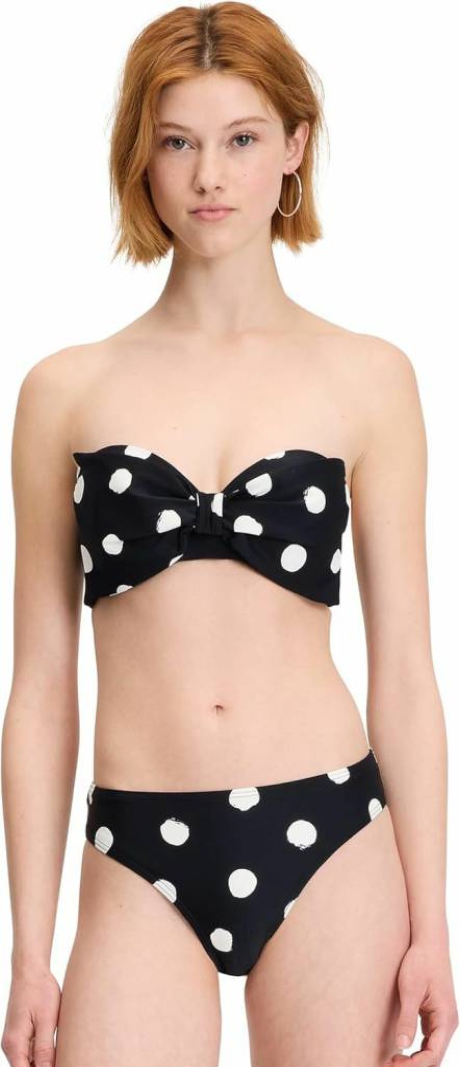 Kate Spade New York Women's Floral Print Bow Detail Bralette Top