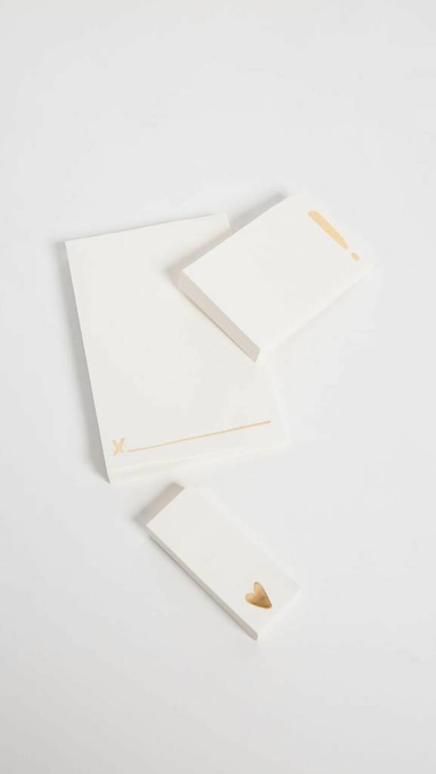 Kate Spade New York Flamingo & Gold Dot Design Women's Sticky Note Set (176255) - Stylish Stationery