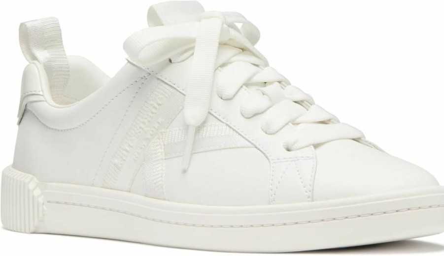 Kate Spade New York Women's Lace-Up Sneakers | Stylish Comfortable Casual Shoes