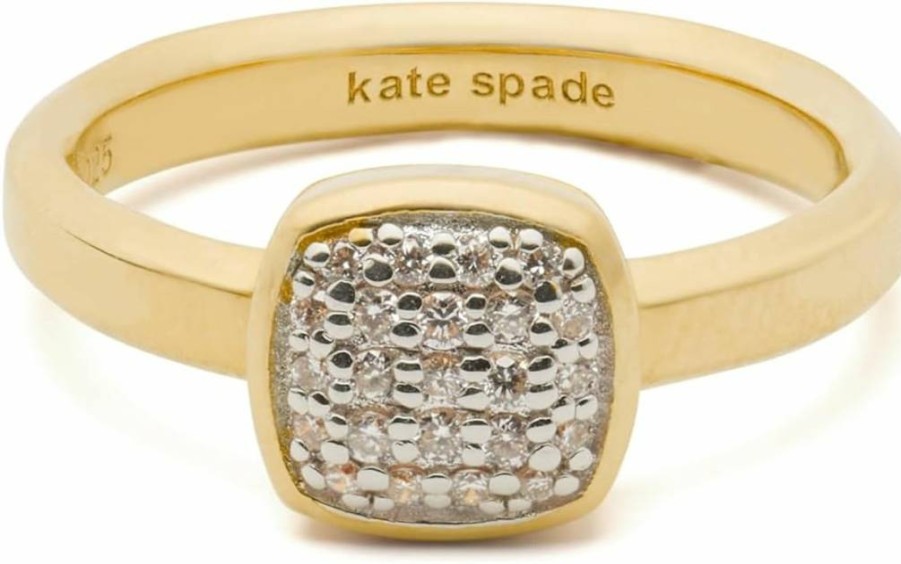 Kate Spade New York Time To Shine Pavé Diamond Ring - Elegant Sparkling Women's Jewelry