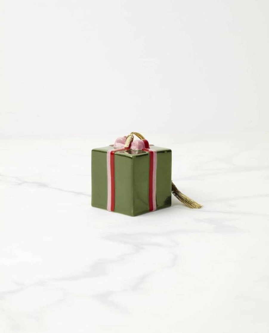 Kate Spade New York Be Jolly KSNY Signature Shopping Bag Christmas Ornament Holiday Decor