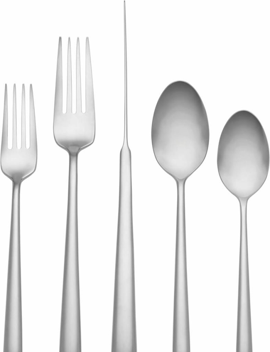 Kate Spade New York Malmo 20-Piece Gold Flatware Set - Stainless Steel Cutlery Set, Metallic Finish, 4.3 Lbs, Service for 4