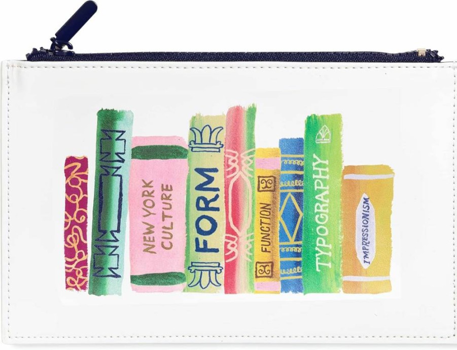 Kate Spade New York Double Layer Pencil Case with 2 Pencils, Sharpener, Eraser & Ruler – Stylish School & Office Supplies