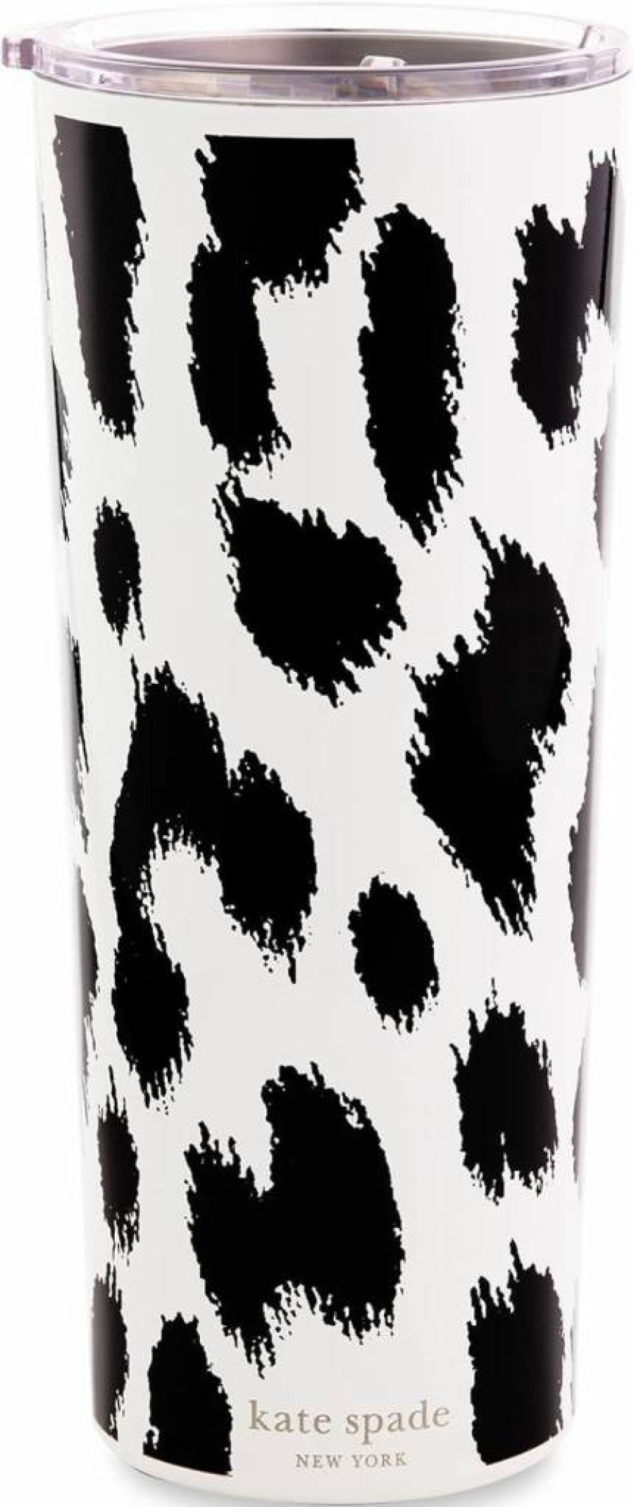 Kate Spade New York 24oz Insulated Travel Tumbler - Stainless Steel Double Wall Thermal Mug with Lid (Spruce Plaid Design)