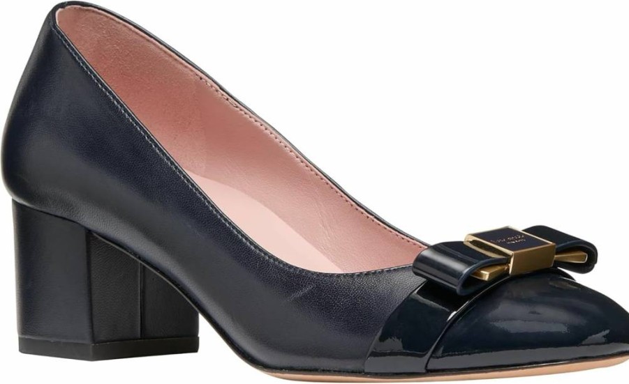 Kate Spade New York Women's Bowdie Ballet Flats - Classic Bow Detail Comfortable Slip-On Pumps for Women