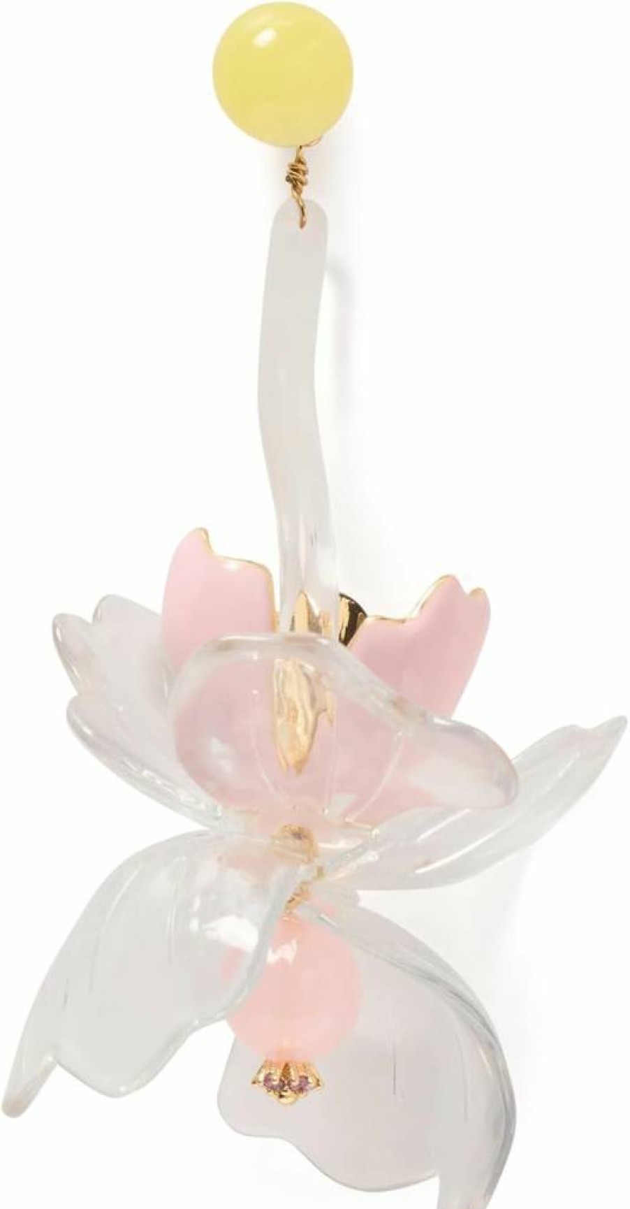 Kate Spade New York Bright Orchid Statement Earrings - Bold Floral Drop Earrings for Women