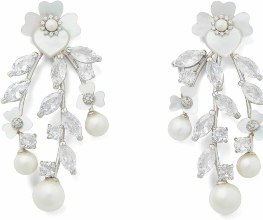 Kate Spade New York Precious Pansy Drop Earrings with Chandelier Design for Women