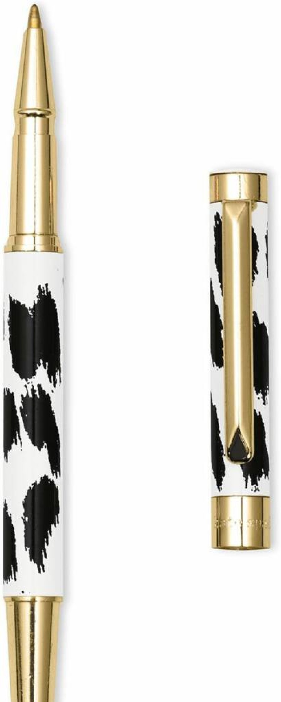 Kate Spade New York Red & Pink Colorblock Ballpoint Pen with Gift Box - Refillable Office Pen for Women