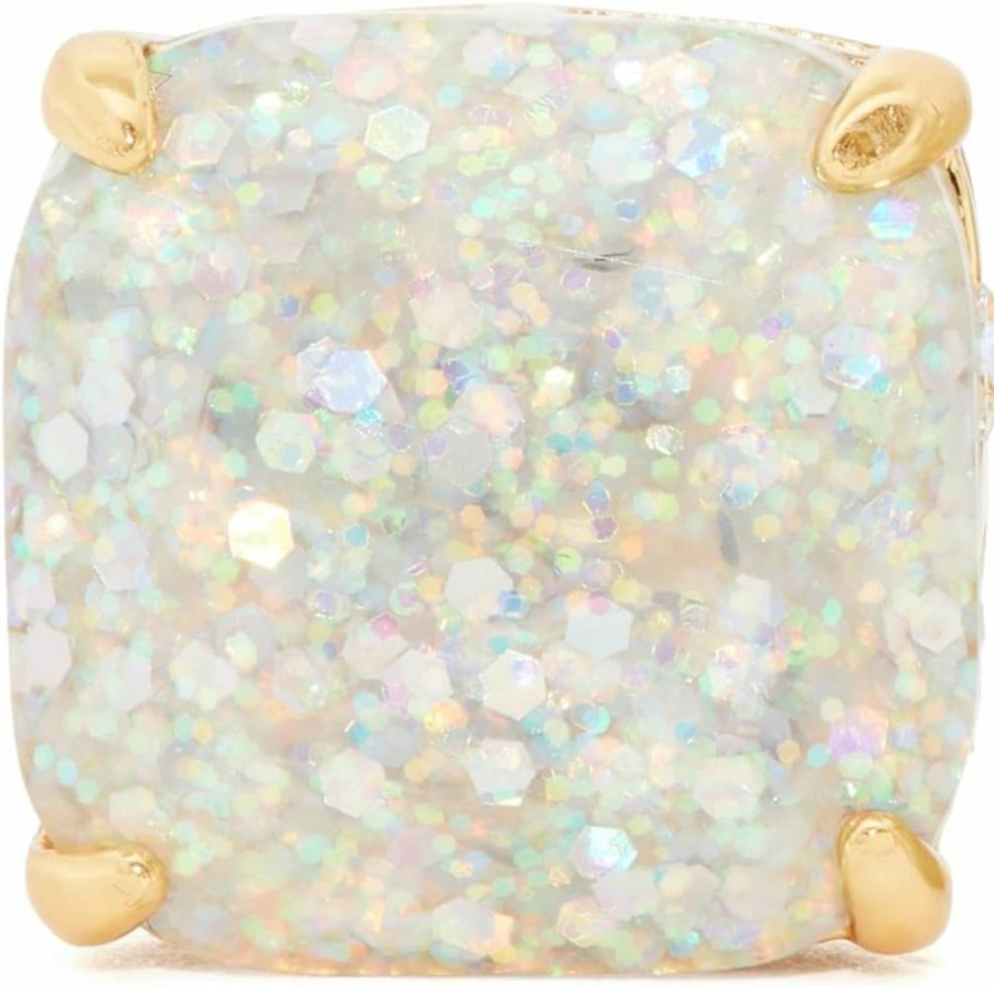 Kate Spade New York Small Square Stud Earrings - Sterling Silver Minimalist Studs for Women