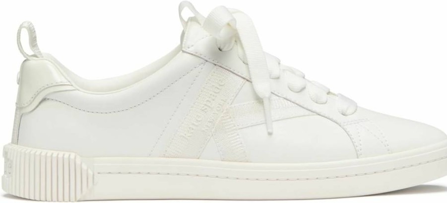 Kate Spade New York Women's Lace-Up Sneakers | Stylish Comfortable Casual Shoes