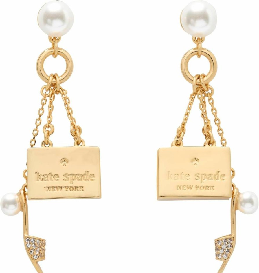 Kate Spade New York Gold Statement Earrings – New York Minute Studs