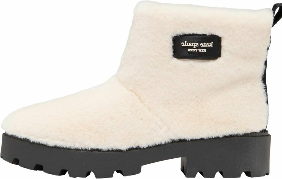 Kate Spade New York Women's Puffed Ankle Boots - Slip-On Winter Booties with Cozy Comfort