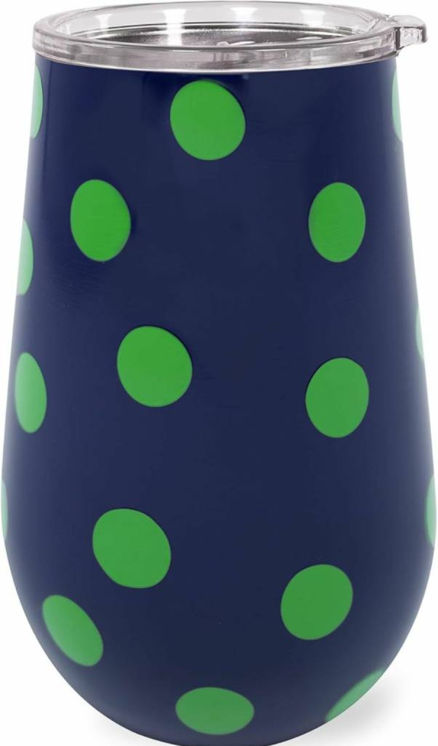 Kate Spade New York 16oz Stainless Steel Wine Tumbler with Lid - Insulated Double Wall Travel Cup in Pink Safari Floral Design