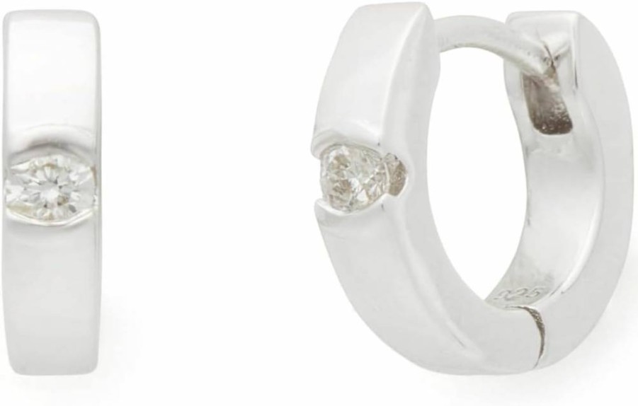 Kate Spade New York Diamond Huggie Hoop Earrings - Meant To Be Fine Jewelry Collection