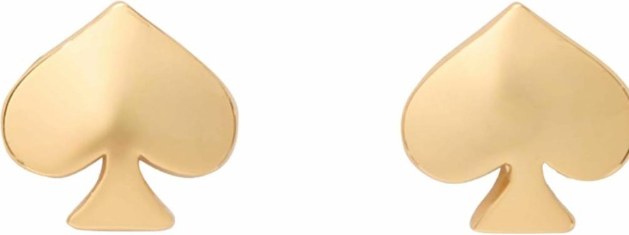 Kate Spade New York So Spade Stud Earrings – Stylish Gold-Tone Studs for Women