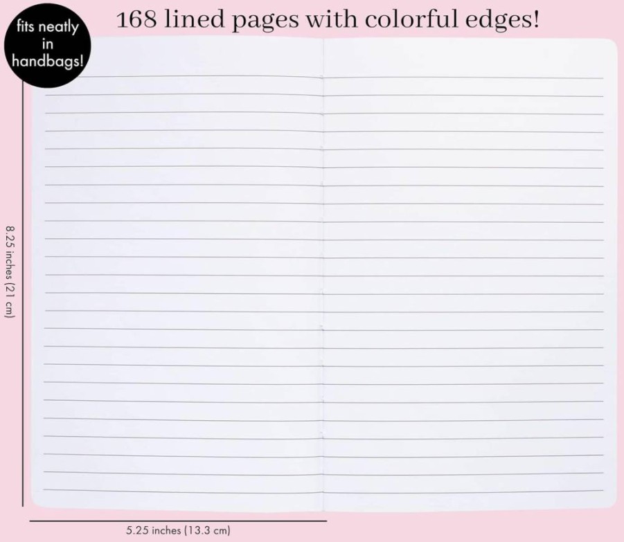 Kate Spade New York Large Polka Dot Leatherette Initial Notebook - Lined Journal with 168 Pages & Bookmark, Yellow Gift Idea