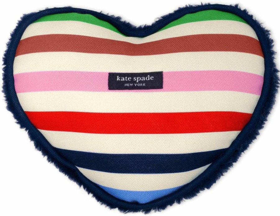 Kate Spade New York Plush Squeaky Dog Toy - Soft Durable Chew Toy for All Dog Sizes, Cute Heart Design Pet Gift