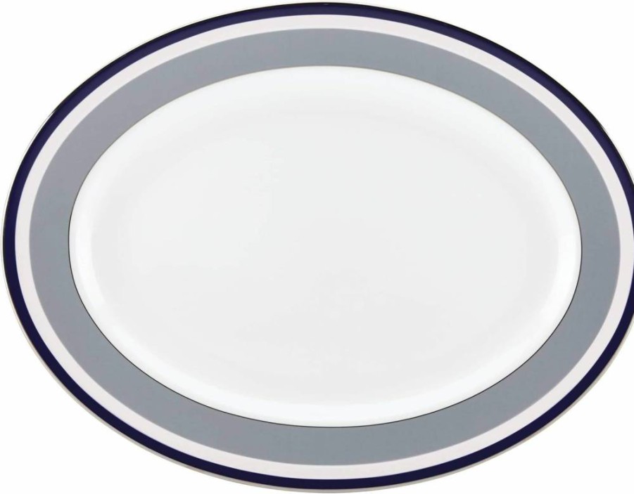 Kate Spade New York Mercer Drive 5-Piece Dinnerware Set, 4-Piece Place Setting, Multi-Color Tableware