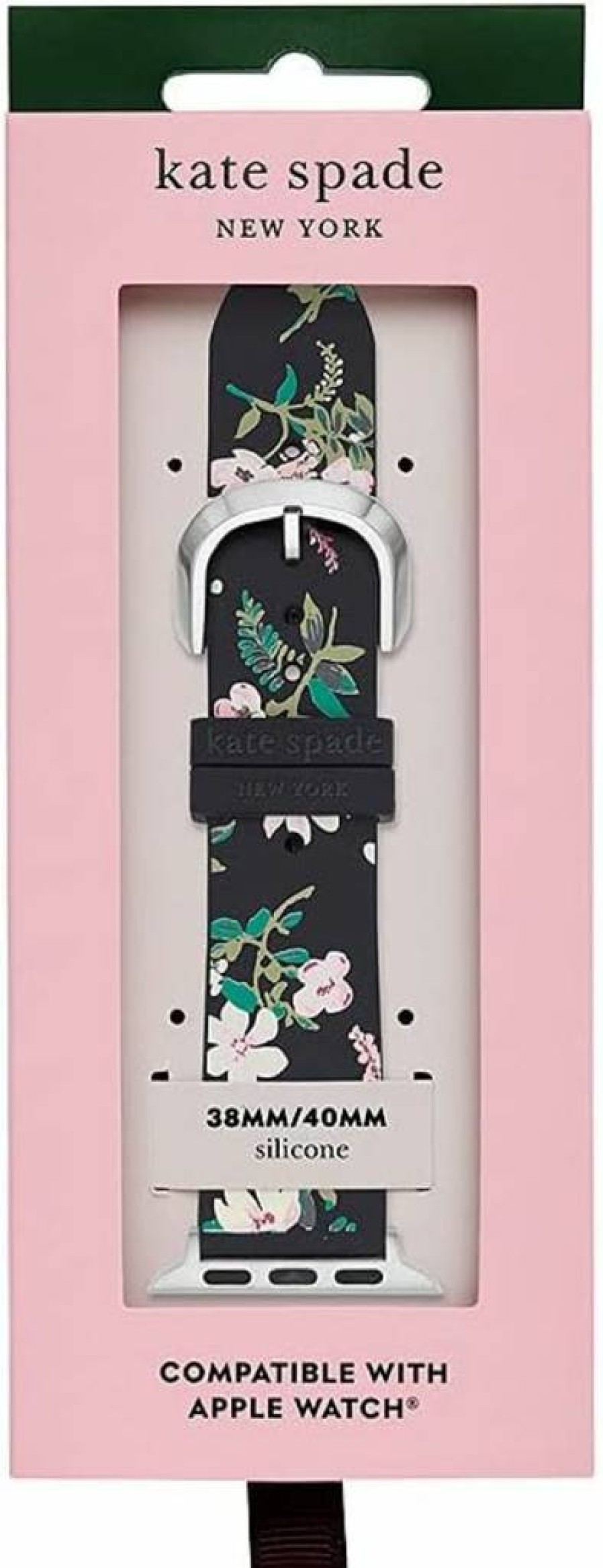 Kate Spade New York Interchangeable Watch Bands for Apple Watch 38mm 40mm 41mm 42mm 44mm 45mm 49mm - Compatible with Series 9/8/7/6/5/4/3/2/1/SE & Ultra 1-2 - Leather & Nylon Strap Options