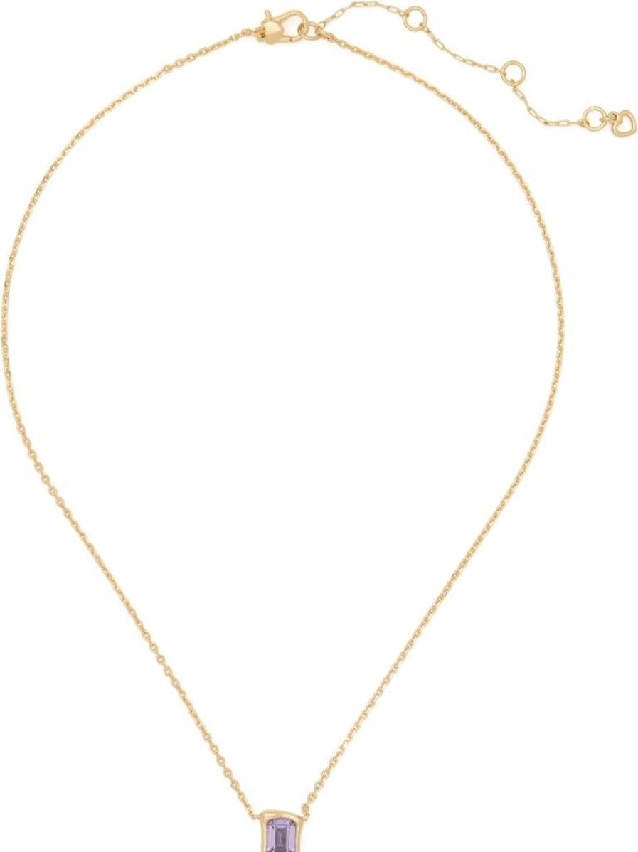 Kate Spade New York Molten Glass Pendant Necklace - Elegant Dainty Jewelry for Women
