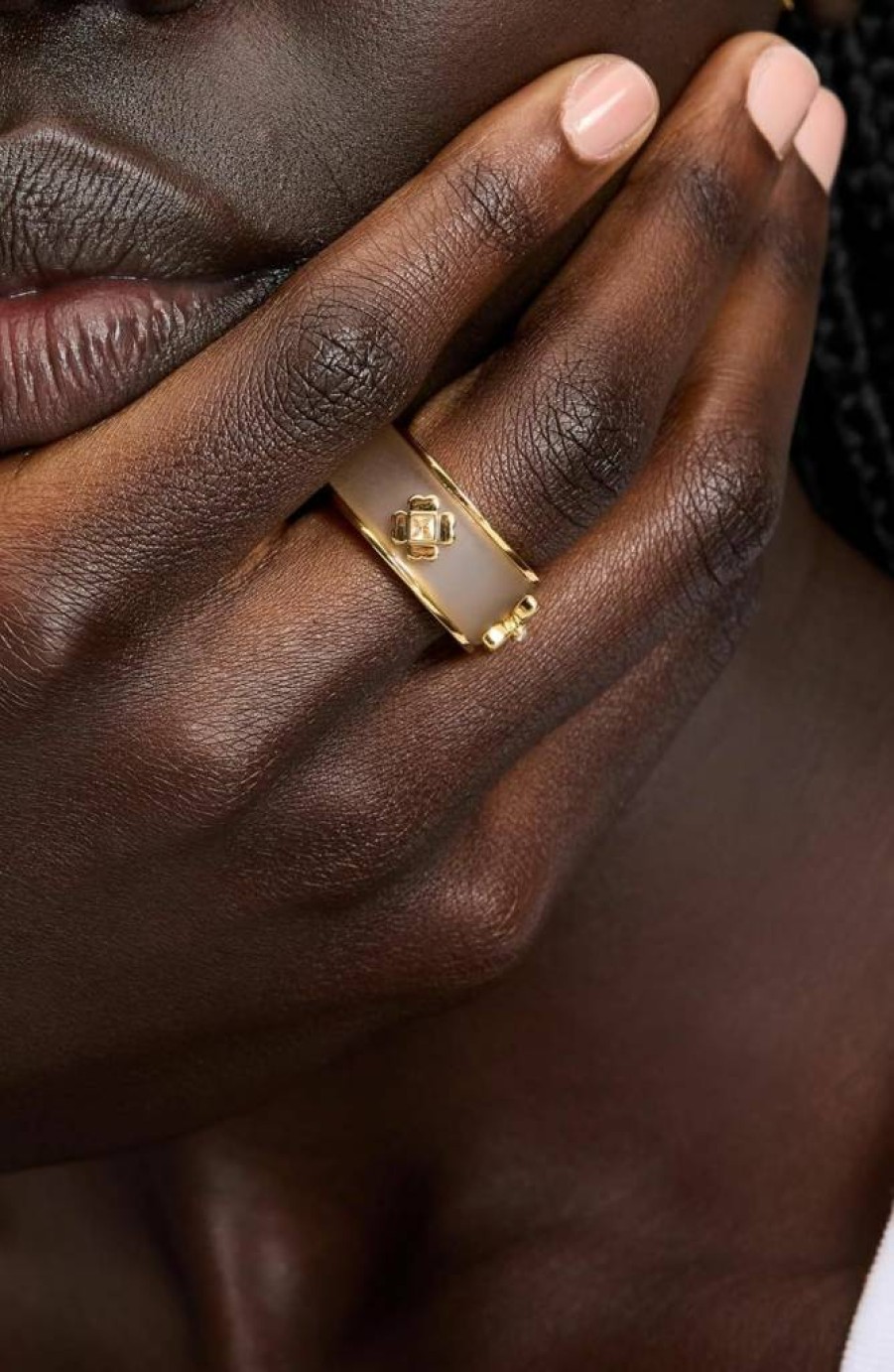 Kate Spade New York Heritage Bloom Floral Statement Ring - Elegant Gold-Tone Flower Jewelry