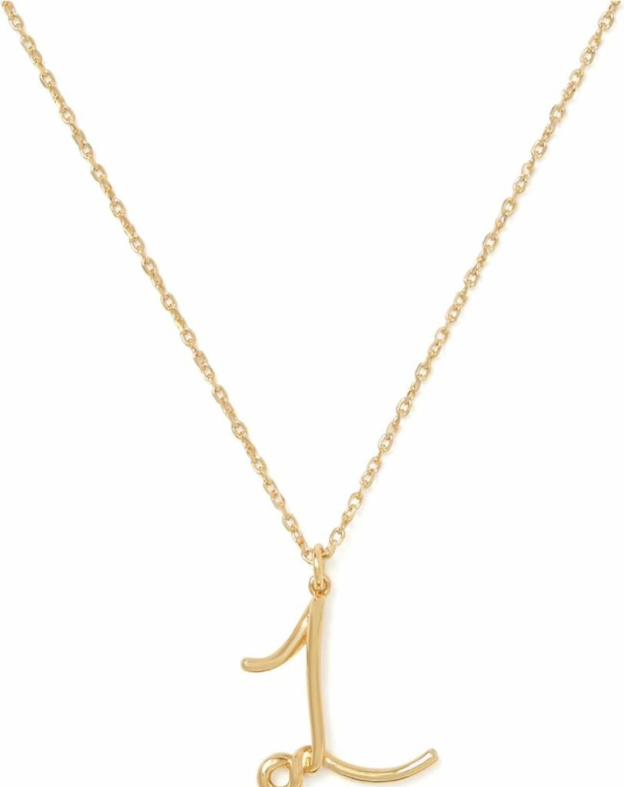 Kate Spade New York "One In A Million" Sterling Silver Letter Pendant Necklace