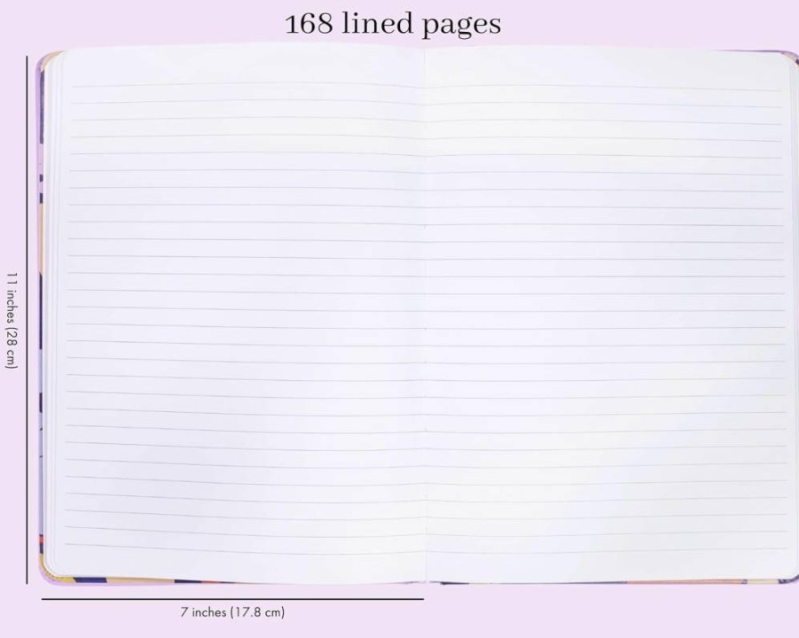 Kate Spade New York Take Note XL Vegan Leather Journal - 168 Lined Pages Bound Notebook for Writing & Note Taking