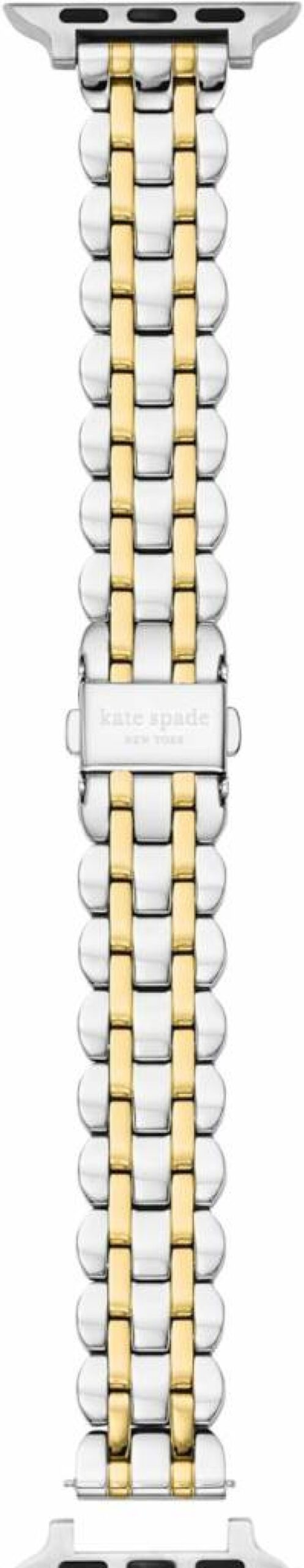 Kate Spade New York Interchangeable Stainless Steel Apple Watch Band 38mm 40mm 41mm Compatible with Series 9/8/7/6/5/4/3/2/1/SE