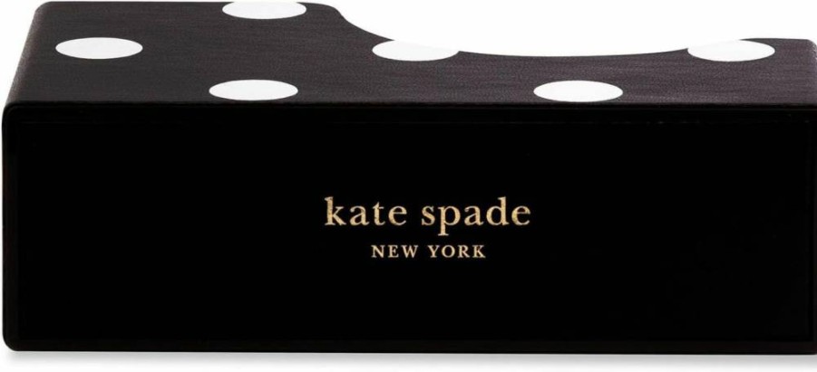 Kate Spade New York Picture Dot Clear Tape Dispenser - Decorative Desktop Accessory for Office & Home Organization