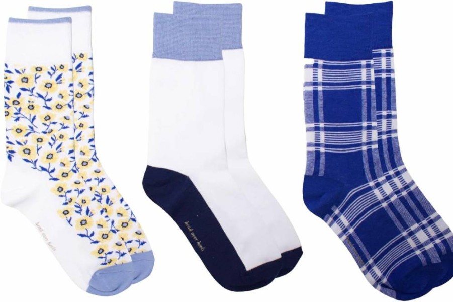 Kate Spade New York Sunshine Floral Crew Socks 3-Pack | KSNY Women's Casual Socks