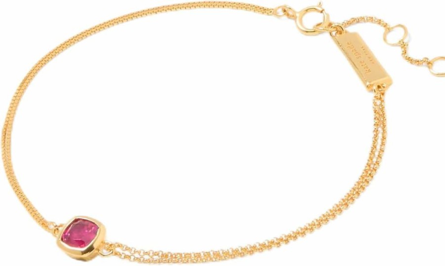 Kate Spade New York Shimmering Gemstone Bracelet – Elegant Sparkling Jewelry for Women