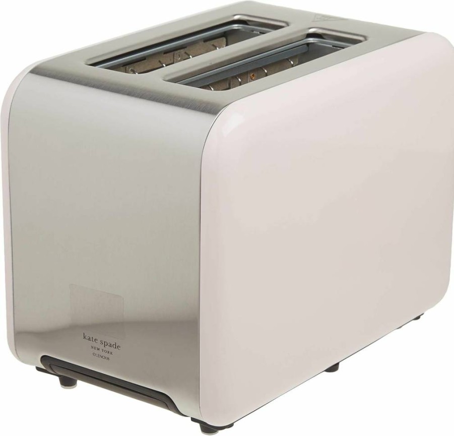 Kate Spade New York White Vintage Cherry Print Toaster - Retro Style Kitchen Appliance