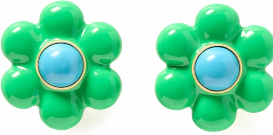 Kate Spade New York Petal Puff Stud Earrings - Statement Floral Design