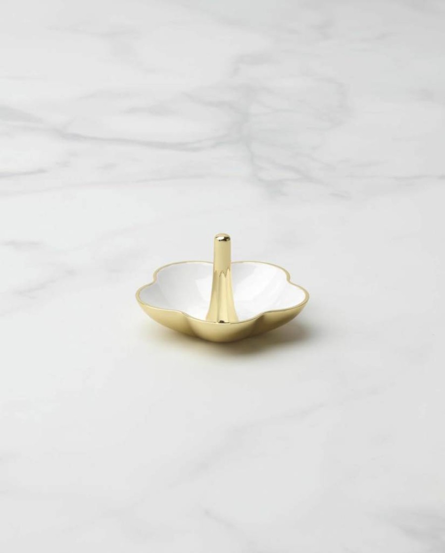Kate Spade New York Blue Metal Ring Dish - Stylish Pop Design Jewelry Holder