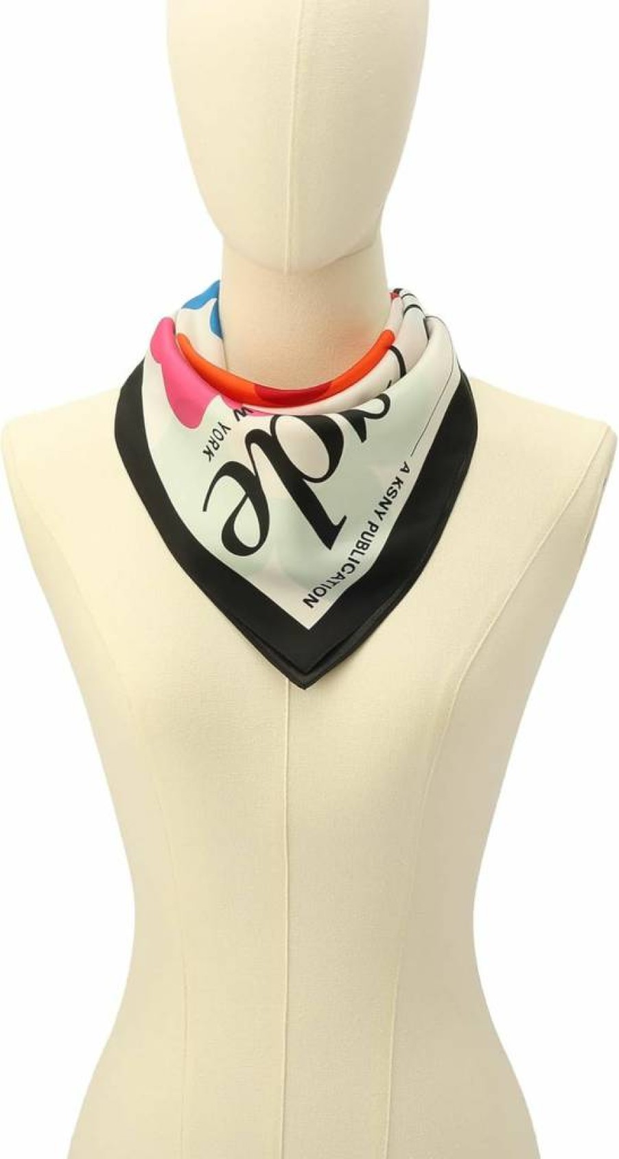 Kate Spade New York Women's Silk Bandana Scarf – Stylish Lightweight Fashion Accessory for Women