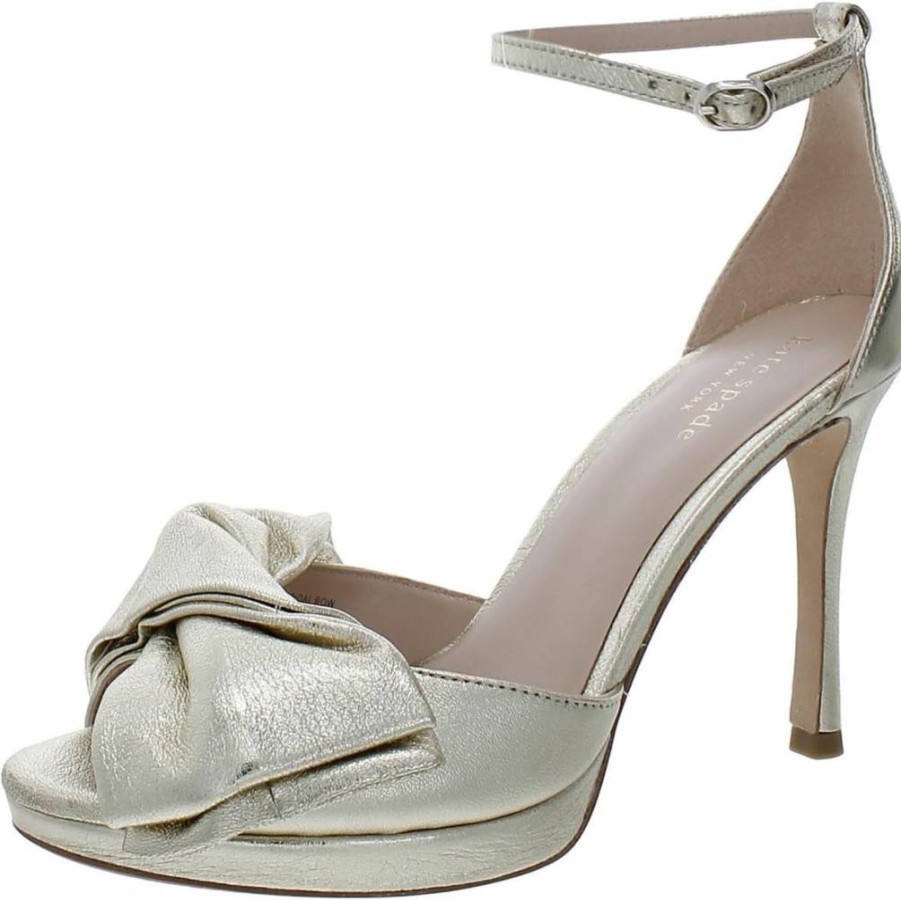 Kate Spade New York Women's Bow Pump Sandal - Elegant Bridal Wedding Shoes for Women