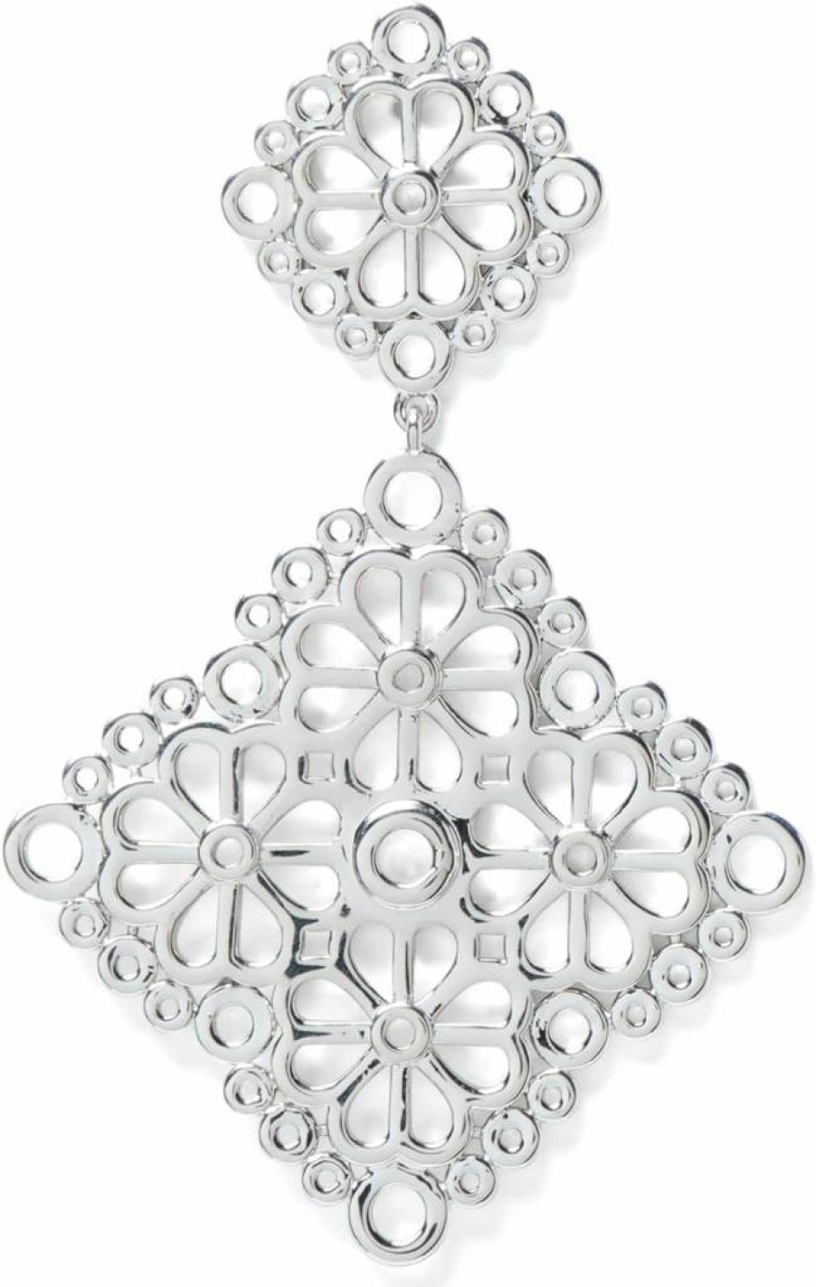 Kate Spade New York Floral Lace Drop Earrings - Elegant Flower Dangle Earrings for Women