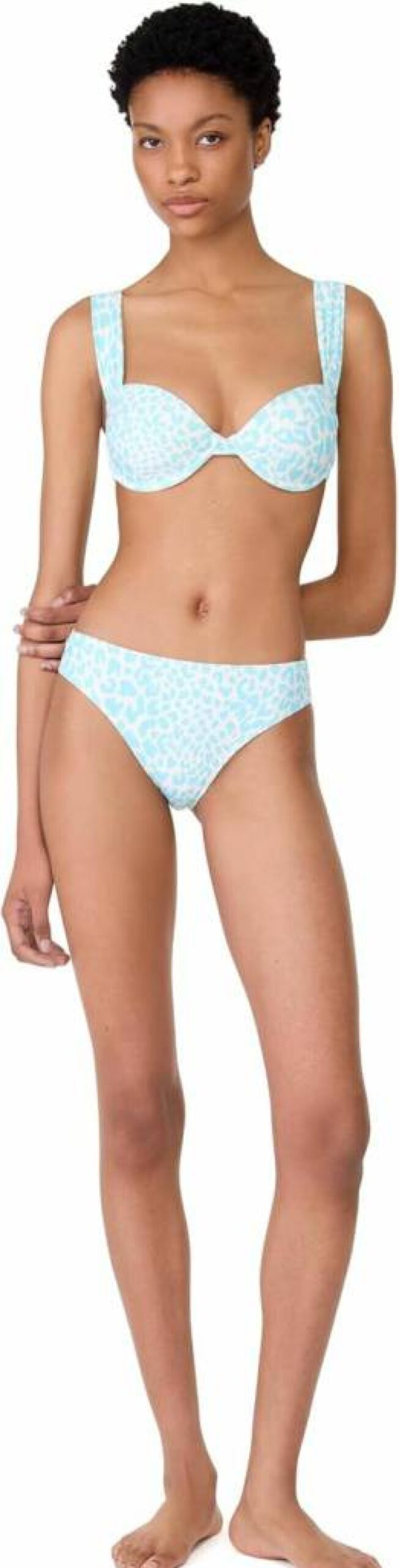 Kate Spade New York Women's Leopard Print Underwire Swim Top | Regal Collection
