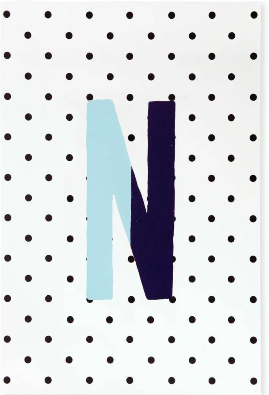 Kate Spade New York Purple Initial Notepad - 7" x 4.75" Small Writing Pad with 100 Blank Sheets for Desktop Notes & Gifts