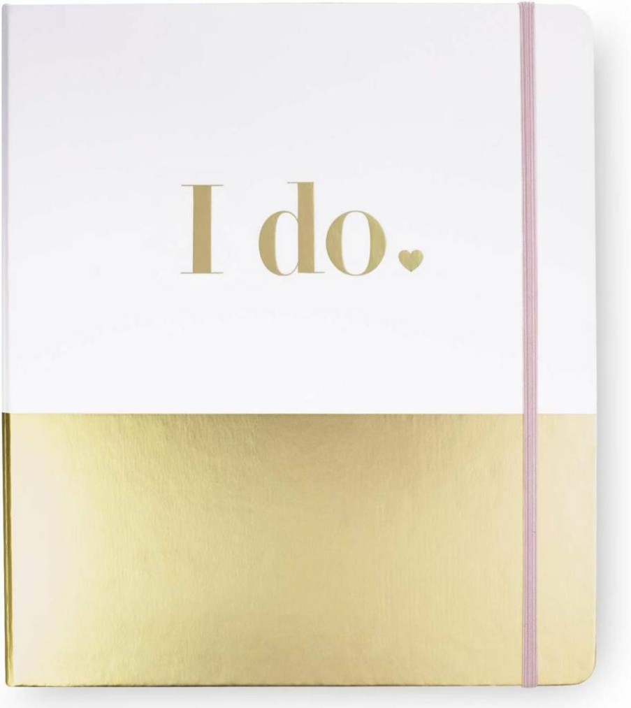 Kate Spade New York Wedding Planner Organizer - Gold Colorblock Binder with To-Do Lists, Budget Sheets, Invitation Trackers & Notes Pages