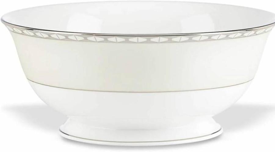 Kate Spade New York White Signature Spade Saucer Ceramic Mug - Stylish Coffee Cup with Iconic Spade Design