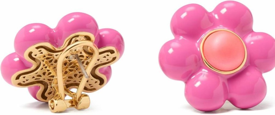 Kate Spade New York Petal Puff Stud Earrings - Statement Floral Design for Women