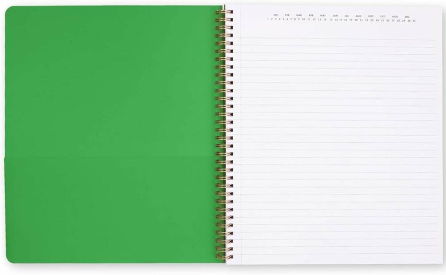 Kate Spade New York Spiral Notebook - 11x9.5 Inch Large College Ruled Journal with 160 Pages