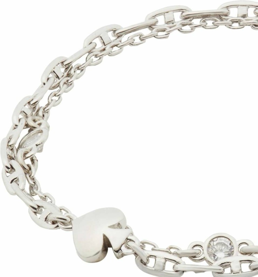 Kate Spade New York So Spade Charm Bracelet for Women - Stylish Gold-Tone Bangle with Elegant Details