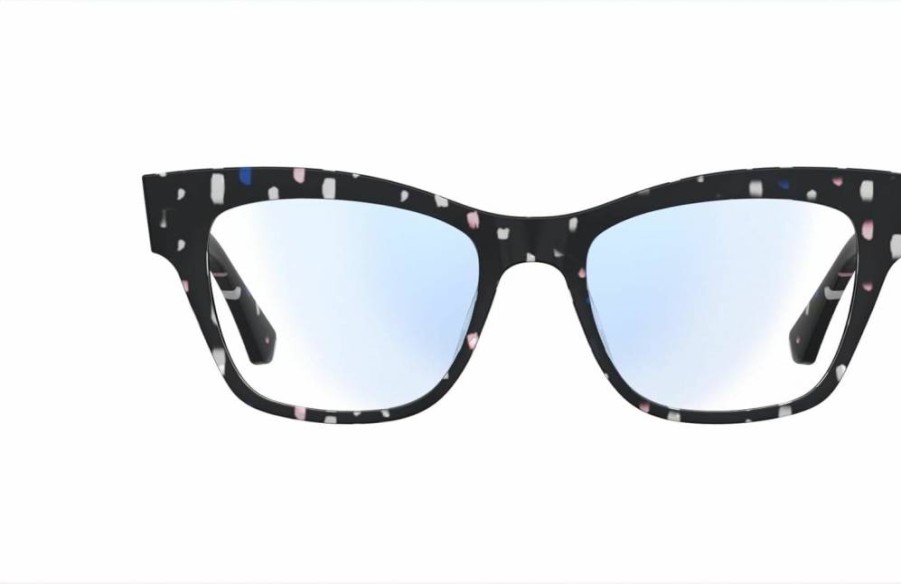 Kate Spade New York Women's Cat Eye Sunglasses – Multicolor/Blue Pattern, 50mm Lens, 17mm Bridge, UV Protection, Fashionable & Stylish