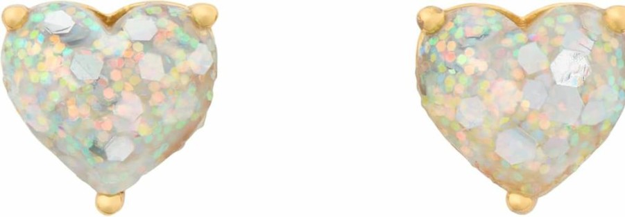 Kate Spade New York My Love Heart Stud Earrings - Romantic Heart-Studded Jewelry